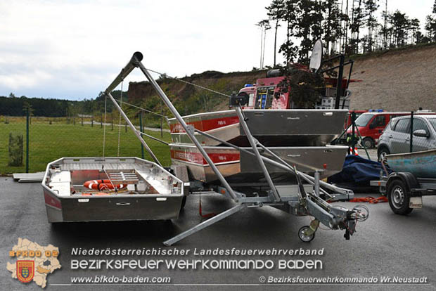 20170916 Gemeinsame Bezirks-Wasserdienstübung in Bad Fischau  Foto: © BFKDO Wr.Neustadt