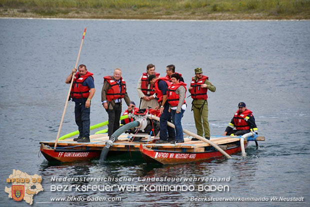 20170916 Gemeinsame Bezirks-Wasserdienstübung in Bad Fischau  Foto: © BFKDO Wr.Neustadt
