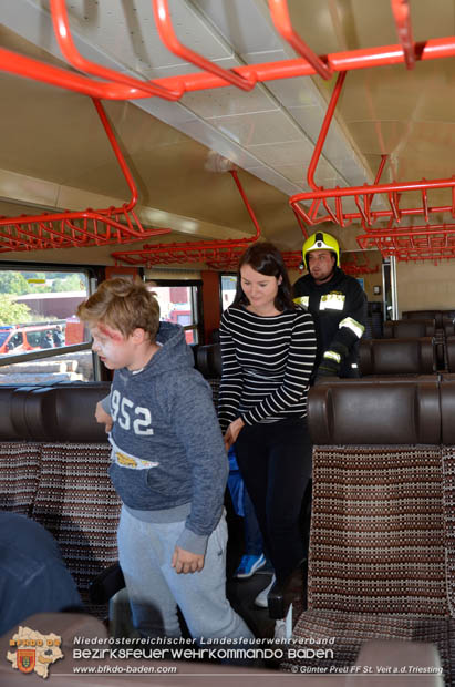 20170930 Grossuebung Pkw gegen Personenzug in St.Veit a.d.Triesting  Foto: © Guenter Pretl FF St. Veit