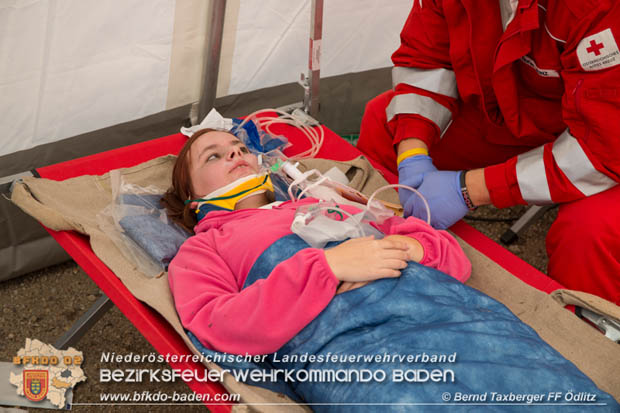20170930 Grossuebung Pkw gegen Personenzug in St.Veit a.d.Triesting  Foto: © ASB Bernd Taxberger FF oedlitz