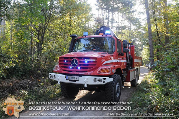 20170930_KHD Zugsübung des 4. Zuges der 2. KHD Bereitschaft - Schlösselwald bei Gainfarn  Foto: © Martin Strubreiter FF Baden Weikersdorf