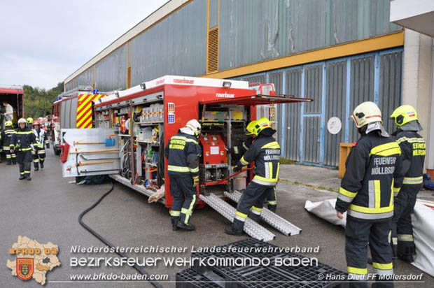Kopal 2017 - Übung des Katastrophenhilfsdienstes (KHD) der niederösterreichischen Feuerwehren in St. Pölten auf dem ehemaligen Geländer der Kopal-Kaserne  Foto: © Hans Dietl FF Möllersdorf