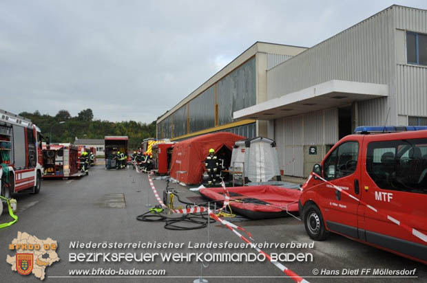 Kopal 2017 - Übung des Katastrophenhilfsdienstes (KHD) der niederösterreichischen Feuerwehren in St. Pölten auf dem ehemaligen Geländer der Kopal-Kaserne  Foto: © Hans Dietl FF Möllersdorf