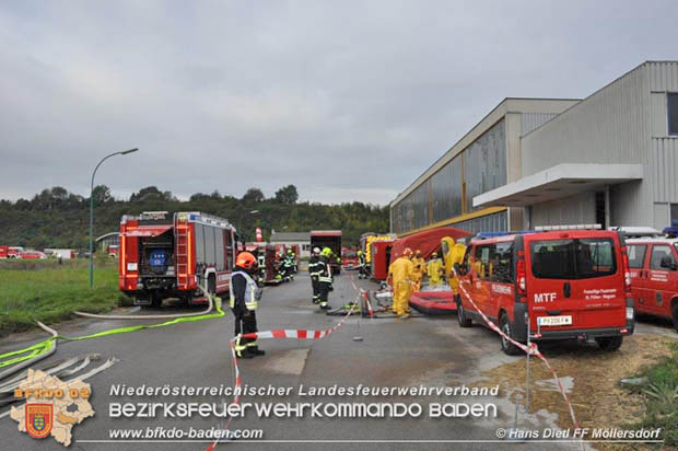 Kopal 2017 - Übung des Katastrophenhilfsdienstes (KHD) der niederösterreichischen Feuerwehren in St. Pölten auf dem ehemaligen Geländer der Kopal-Kaserne  Foto: © Hans Dietl FF Möllersdorf