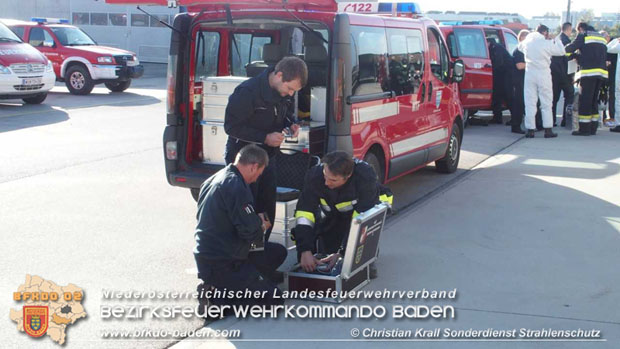 20171014 Landesstrahlenschutzuebung "Kick Off 2017" in der Noe Landesfeuerwehrschule Tulln  Foto: Christian Krall - Sonderdienst Strahlenschutz