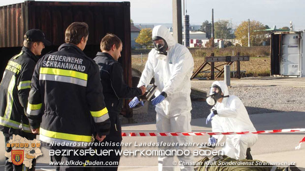 20171014 Landesstrahlenschutzuebung "Kick Off 2017" in der Noe Landesfeuerwehrschule Tulln  Foto: Christian Krall - Sonderdienst Strahlenschutz