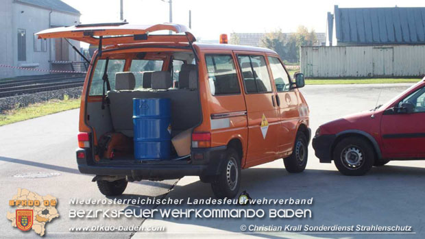 20171014 Landesstrahlenschutzuebung "Kick Off 2017" in der Noe Landesfeuerwehrschule Tulln  Foto: Christian Krall - Sonderdienst Strahlenschutz