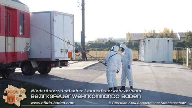 20171014 Landesstrahlenschutzuebung "Kick Off 2017" in der Noe Landesfeuerwehrschule Tulln  Foto: Christian Krall - Sonderdienst Strahlenschutz
