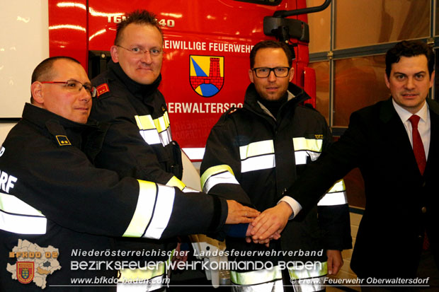 Gunther Totz wurde zum neuen Feuerwehr Kommandanten der FF Oberwaltersdorf gewählt  Foto: Freiwillige Feuerwehr Oberwaltersdorf