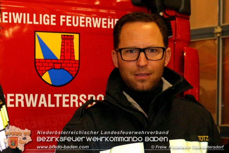 Gunther Totz wurde zum neuen Feuerwehr Kommandanten der FF Oberwaltersdorf gewählt  Foto: Freiwillige Feuerwehr Oberwaltersdorf