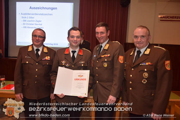 Bezirksfeuerwehrtag 2018 in Trumau  Foto: © ASB Rene Weiner