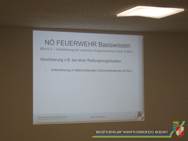 Feuerwehrkommandanten Fortbildung 2018  Foto: Dieter Jost BFKDO BADEN
