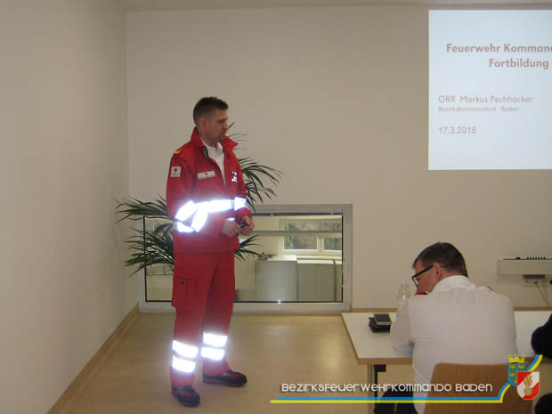 Feuerwehrkommandanten Fortbildung 2018  Foto: Dieter Jost BFKDO BADEN