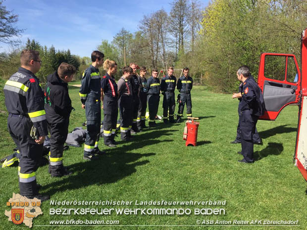 Erste Feuerwehr Basiswissen Ausbildung Teil B im Feuerwehrabschnitt Ebreichsdorf in Mitterndorf  Foto: ASB Anton Reiter AFKDO Ebreichsdorf