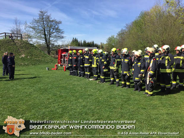 Erste Feuerwehr Basiswissen Ausbildung Teil B im Feuerwehrabschnitt Ebreichsdorf in Mitterndorf  Foto: ASB Anton Reiter AFKDO Ebreichsdorf