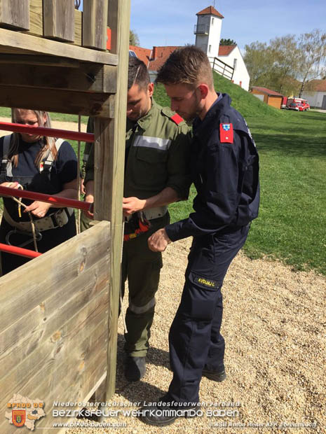 Erste Feuerwehr Basiswissen Ausbildung Teil B im Feuerwehrabschnitt Ebreichsdorf in Mitterndorf  Foto: ASB Anton Reiter AFKDO Ebreichsdorf