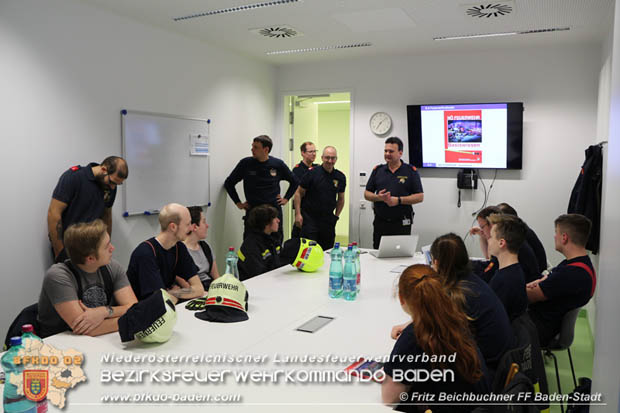 2018_04_07-08 Gemeinsame Ausbildung "Feuerwehr-Basiswissen" des Feuerwehrabschnittes Baden-Stadt im Landesklinkum Baden  Foto: Fritz Beichbuchner FF Baden-Stadt