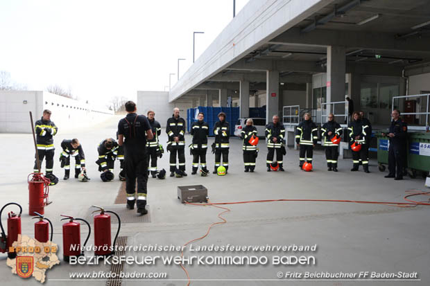 2018_04_07-08 Gemeinsame Ausbildung "Feuerwehr-Basiswissen" des Feuerwehrabschnittes Baden-Stadt im Landesklinkum Baden  Foto: Fritz Beichbuchner FF Baden-Stadt