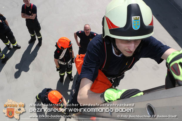 2018_04_07-08 Gemeinsame Ausbildung "Feuerwehr-Basiswissen" des Feuerwehrabschnittes Baden-Stadt im Landesklinkum Baden  Foto: Fritz Beichbuchner FF Baden-Stadt