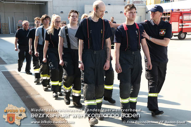 2018_04_07-08 Gemeinsame Ausbildung "Feuerwehr-Basiswissen" des Feuerwehrabschnittes Baden-Stadt im Landesklinkum Baden  Foto: Fritz Beichbuchner FF Baden-Stadt