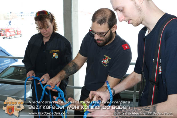 2018_04_07-08 Gemeinsame Ausbildung "Feuerwehr-Basiswissen" des Feuerwehrabschnittes Baden-Stadt im Landesklinkum Baden  Foto: Fritz Beichbuchner FF Baden-Stadt