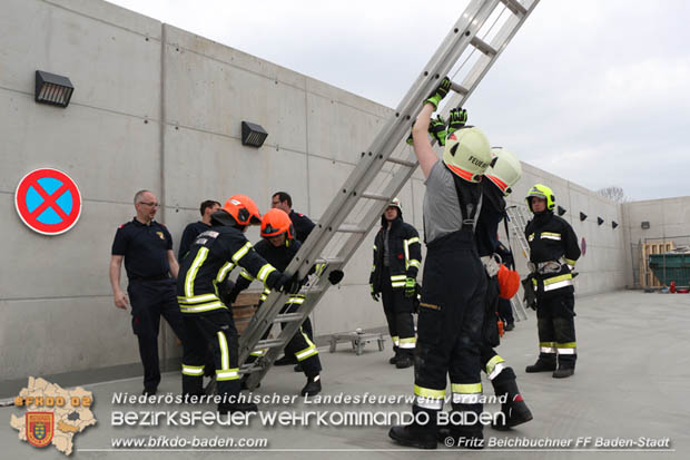 2018_04_07-08 Gemeinsame Ausbildung "Feuerwehr-Basiswissen" des Feuerwehrabschnittes Baden-Stadt im Landesklinkum Baden  Foto: Fritz Beichbuchner FF Baden-Stadt