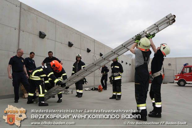 2018_04_07-08 Gemeinsame Ausbildung "Feuerwehr-Basiswissen" des Feuerwehrabschnittes Baden-Stadt im Landesklinkum Baden  Foto: Fritz Beichbuchner FF Baden-Stadt
