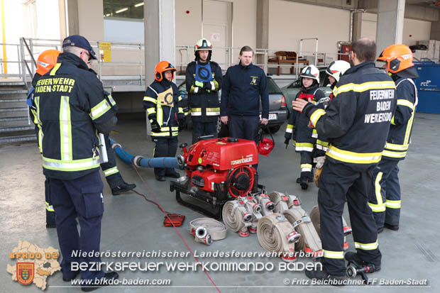2018_04_07-08 Gemeinsame Ausbildung "Feuerwehr-Basiswissen" des Feuerwehrabschnittes Baden-Stadt im Landesklinkum Baden  Foto: Fritz Beichbuchner FF Baden-Stadt