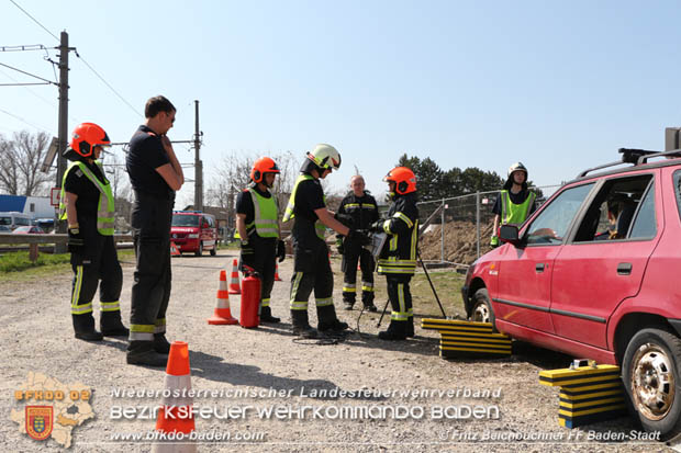 2018_04_07-08 Gemeinsame Ausbildung "Feuerwehr-Basiswissen" des Feuerwehrabschnittes Baden-Stadt im Landesklinkum Baden  Foto: Fritz Beichbuchner FF Baden-Stadt
