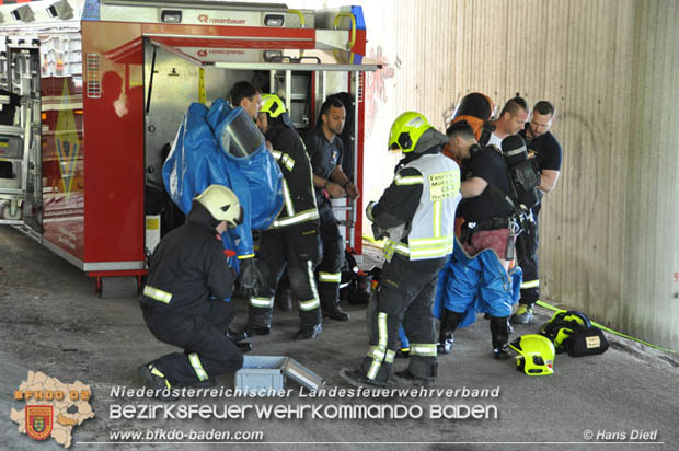 20180421 Bundesländerübergreifende Schadstoffeinsatzübung auf der A3 zwischen Pottendorf NÖ - Hornstein Bgld   Foto: Hans Dietl