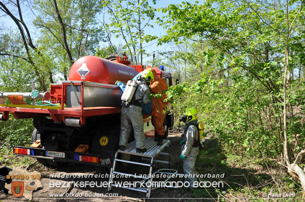 20180421 Bundesländerübergreifende Schadstoffeinsatzübung auf der A3 zwischen Pottendorf NÖ - Hornstein Bgld   Foto: Hans Dietl
