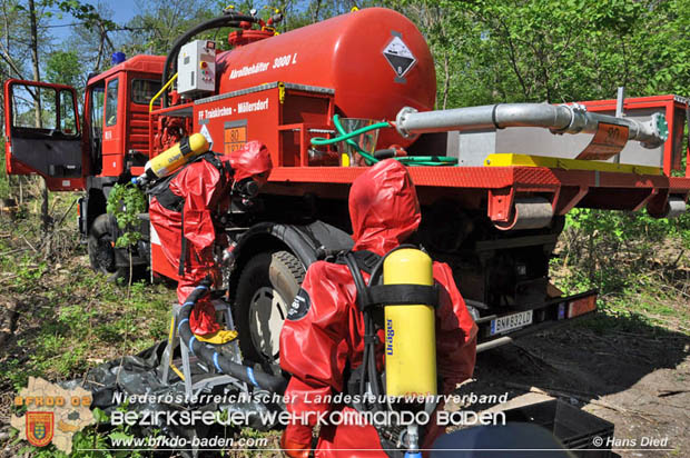 20180421 Bundesländerübergreifende Schadstoffeinsatzübung auf der A3 zwischen Pottendorf NÖ - Hornstein Bgld   Foto: Hans Dietl