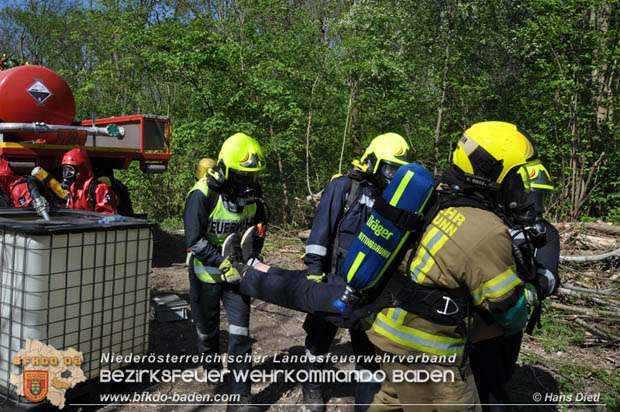 20180421 Bundesländerübergreifende Schadstoffeinsatzübung auf der A3 zwischen Pottendorf NÖ - Hornstein Bgld   Foto: Hans Dietl