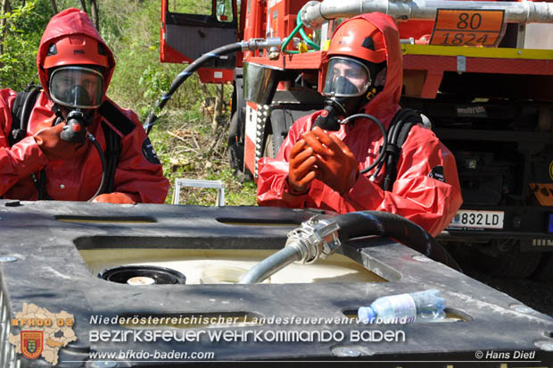 20180421 Bundesländerübergreifende Schadstoffeinsatzübung auf der A3 zwischen Pottendorf NÖ - Hornstein Bgld   Foto: Hans Dietl