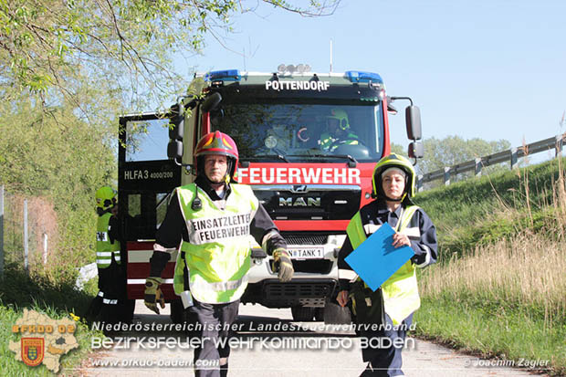 20180421 Bundesländerübergreifende Schadstoffeinsatzübung auf der A3 zwischen Pottendorf NÖ - Hornstein Bgld Foto: Joachim Zagler