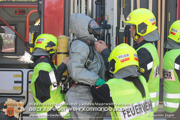 20180421 Bundesländerübergreifende Schadstoffeinsatzübung auf der A3 zwischen Pottendorf NÖ - Hornstein Bgld Foto: Joachim Zagler