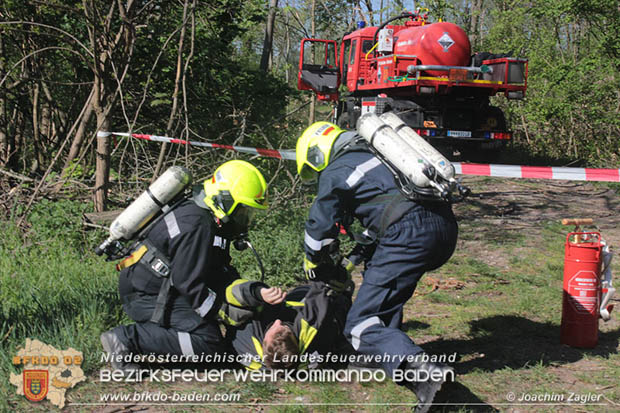 20180421 Bundesländerübergreifende Schadstoffeinsatzübung auf der A3 zwischen Pottendorf NÖ - Hornstein Bgld Foto: Joachim Zagler