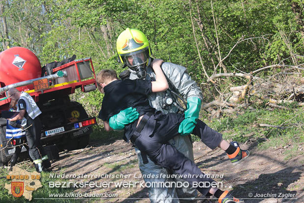 20180421 Bundesländerübergreifende Schadstoffeinsatzübung auf der A3 zwischen Pottendorf NÖ - Hornstein Bgld Foto: Joachim Zagler
