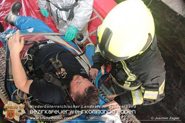 20180421 Bundesländerübergreifende Schadstoffeinsatzübung auf der A3 zwischen Pottendorf NÖ - Hornstein Bgld Foto: Joachim Zagler