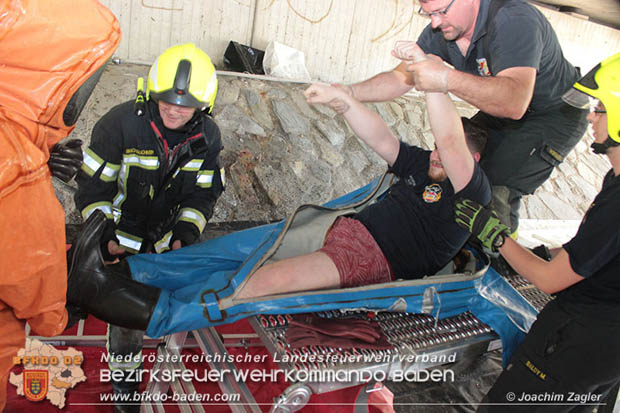 20180421 Bundesländerübergreifende Schadstoffeinsatzübung auf der A3 zwischen Pottendorf NÖ - Hornstein Bgld Foto: Joachim Zagler