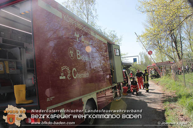 20180421 Bundesländerübergreifende Schadstoffeinsatzübung auf der A3 zwischen Pottendorf NÖ - Hornstein Bgld Foto: Joachim Zagler