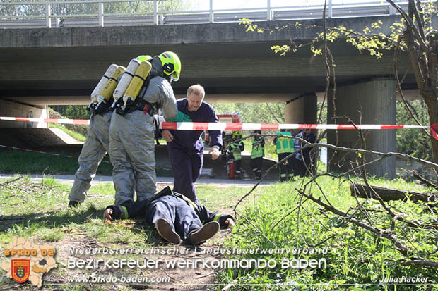 20180421 Bundesländerübergreifende Schadstoffeinsatzübung auf der A3 zwischen Pottendorf NÖ - Hornstein Bgld   Foto: Julia Hackl