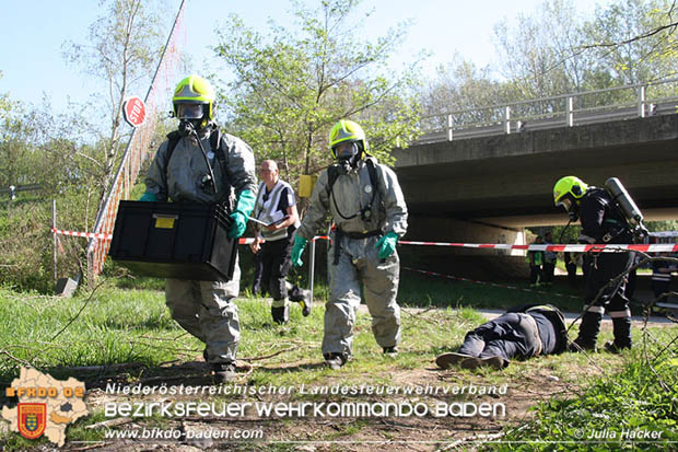 20180421 Bundesländerübergreifende Schadstoffeinsatzübung auf der A3 zwischen Pottendorf NÖ - Hornstein Bgld   Foto: Julia Hackl