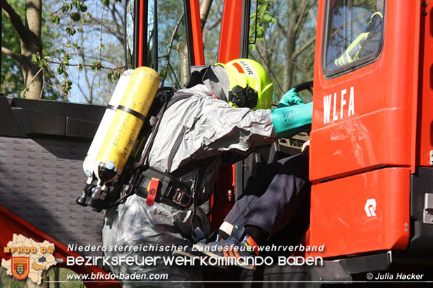 20180421 Bundesländerübergreifende Schadstoffeinsatzübung auf der A3 zwischen Pottendorf NÖ - Hornstein Bgld   Foto: Julia Hackl