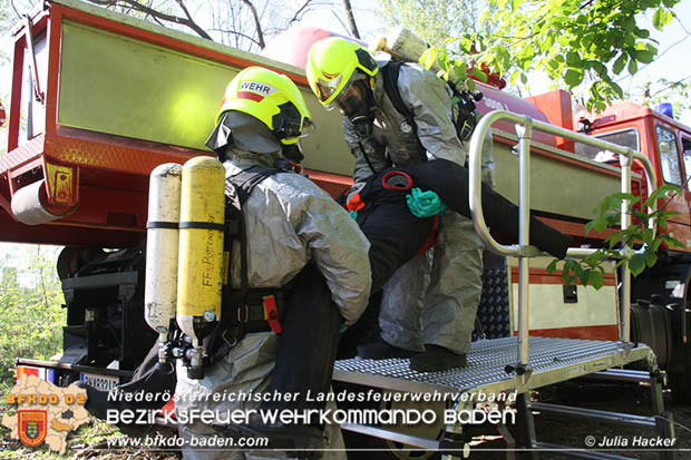 20180421 Bundesländerübergreifende Schadstoffeinsatzübung auf der A3 zwischen Pottendorf NÖ - Hornstein Bgld   Foto: Julia Hackl