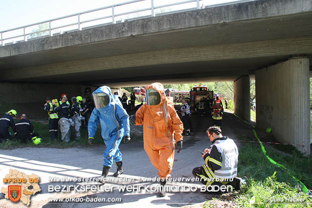 20180421 Bundesländerübergreifende Schadstoffeinsatzübung auf der A3 zwischen Pottendorf NÖ - Hornstein Bgld   Foto: Julia Hackl