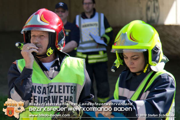 20180421 Bundesländerübergreifende Schadstoffeinsatzübung auf der A3 zwischen Pottendorf NÖ - Hornstein Bgld   Foto: Stefan Schneider