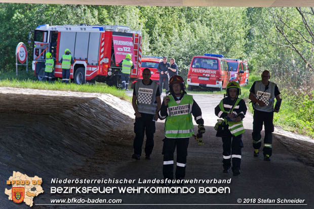 20180421 Bundesländerübergreifende Schadstoffeinsatzübung auf der A3 zwischen Pottendorf NÖ - Hornstein Bgld   Foto: Stefan Schneider