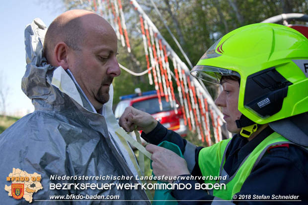20180421 Bundesländerübergreifende Schadstoffeinsatzübung auf der A3 zwischen Pottendorf NÖ - Hornstein Bgld   Foto: Stefan Schneider