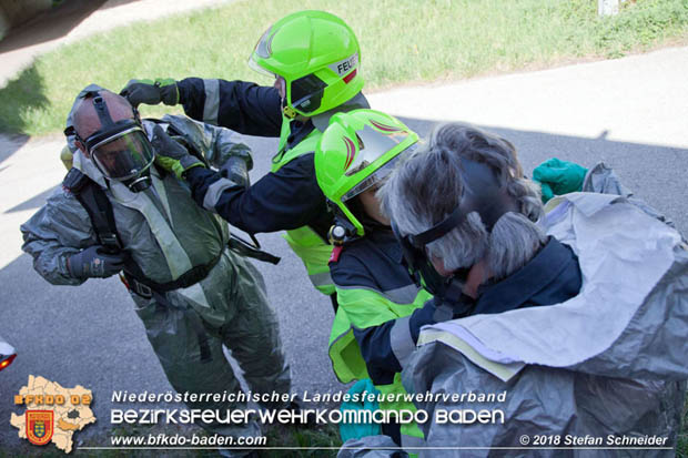 20180421 Bundesländerübergreifende Schadstoffeinsatzübung auf der A3 zwischen Pottendorf NÖ - Hornstein Bgld   Foto: Stefan Schneider